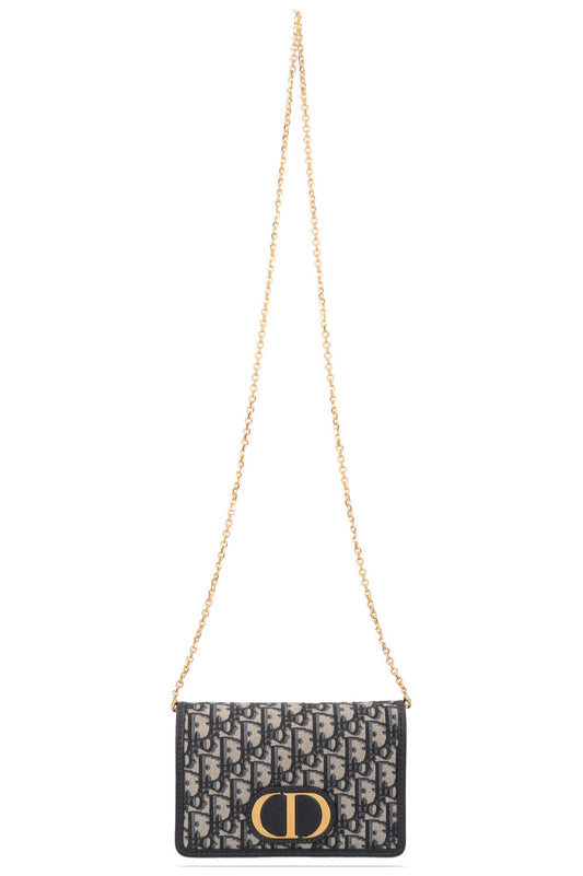 Christian Dior 2 In 1 30 Montaigne Pouch Oblique Jacquard