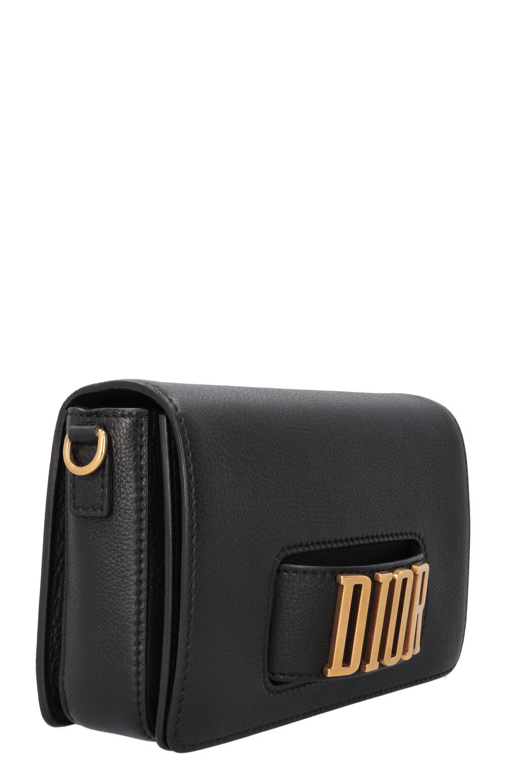 Christian Dior Dio R Evolution Bag Leather Black