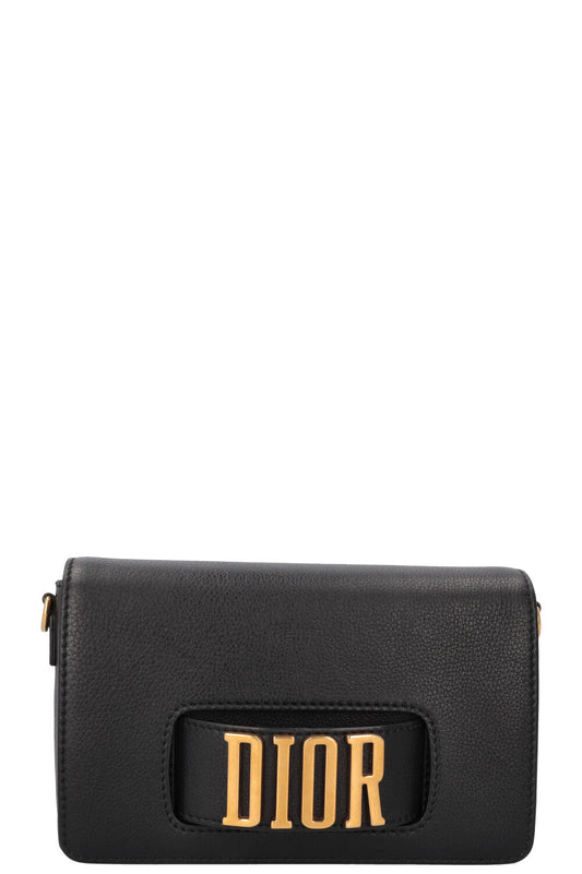 Christian Dior Dio R Evolution Bag Leather Black