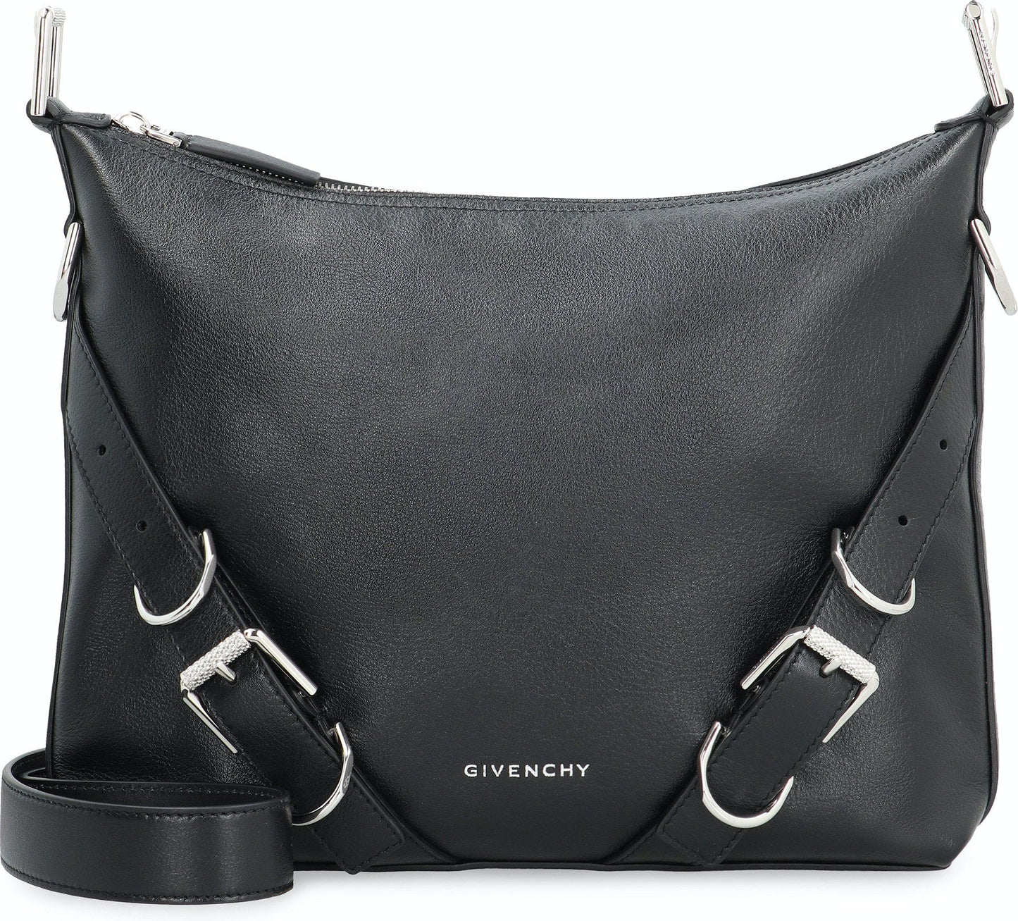 VOYOU LEATHER CROSSBODY BAG