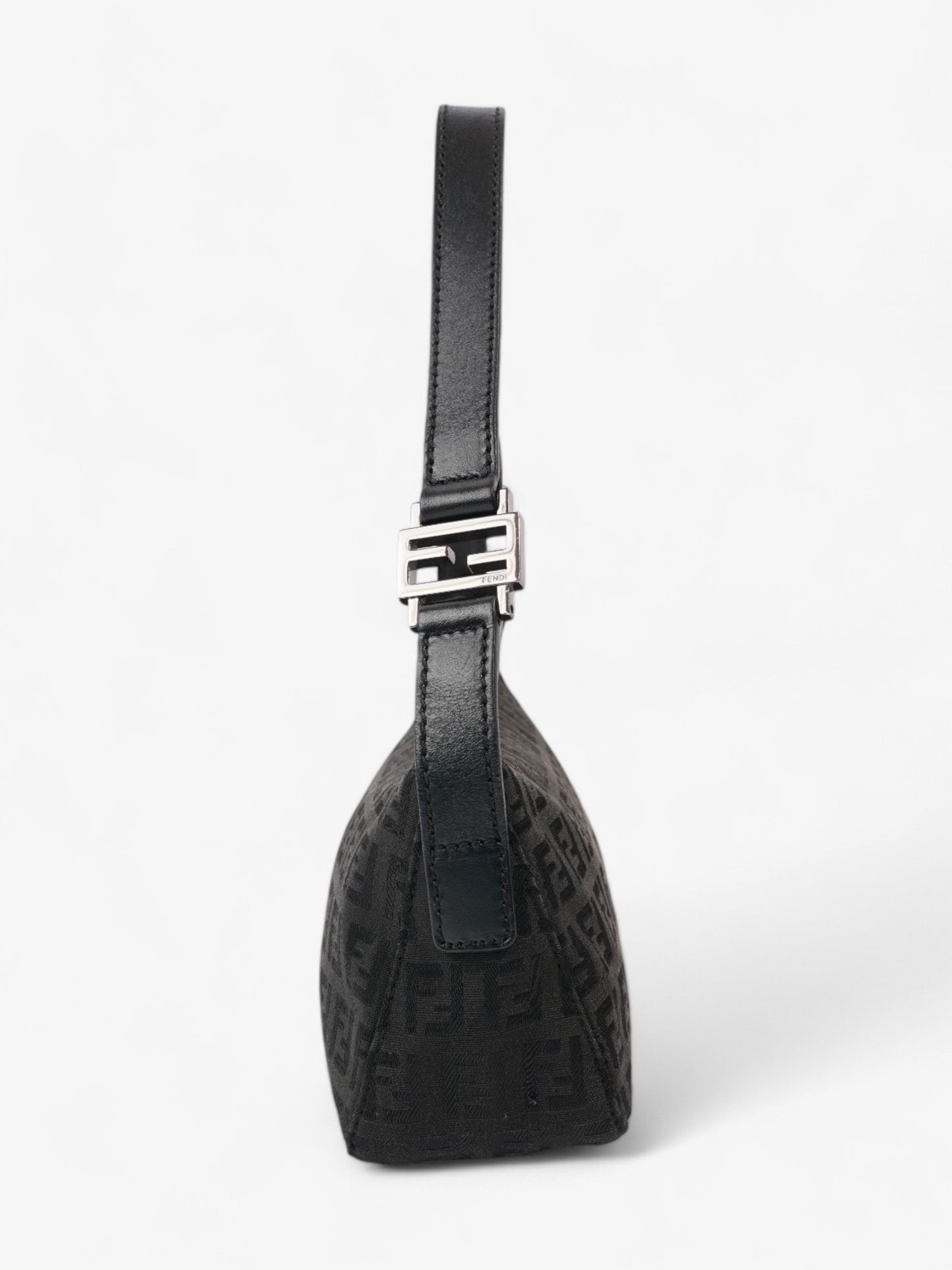 Fendi Canvas Black Shoulder Bag Canvas