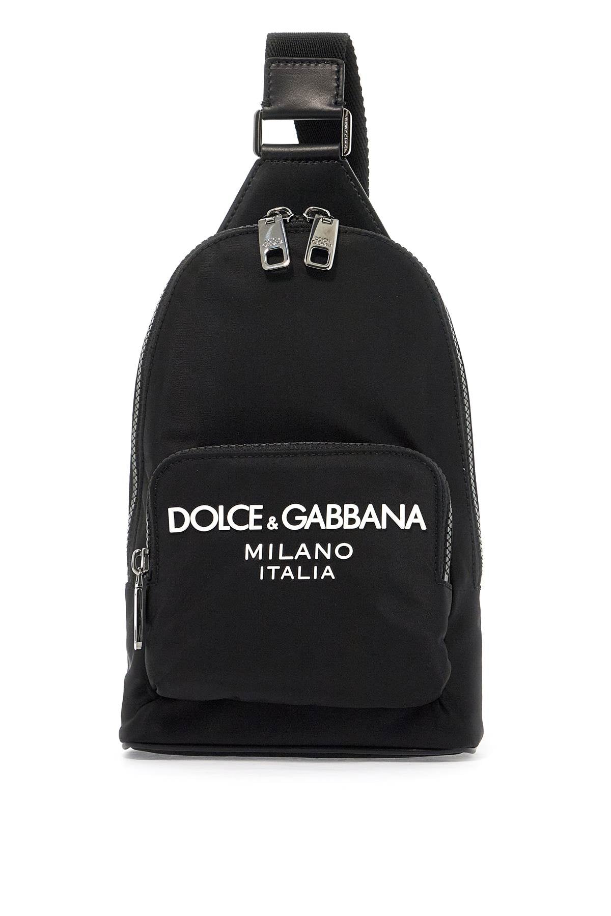 Dolce & Gabbana Nylon Shoulder Bag With Crossbody Men