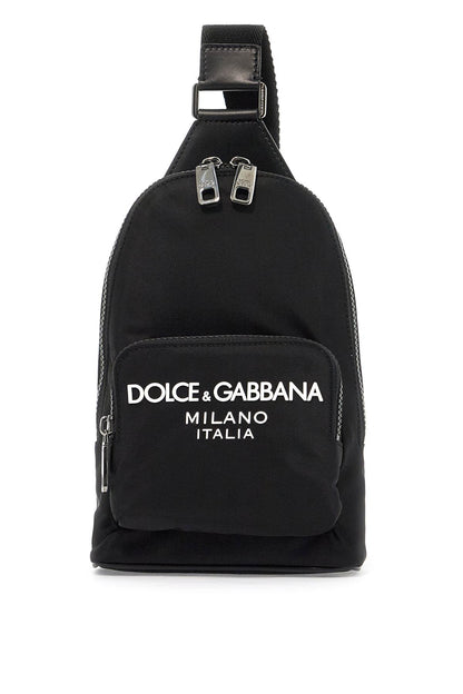 Dolce & Gabbana Nylon Shoulder Bag With Crossbody Men