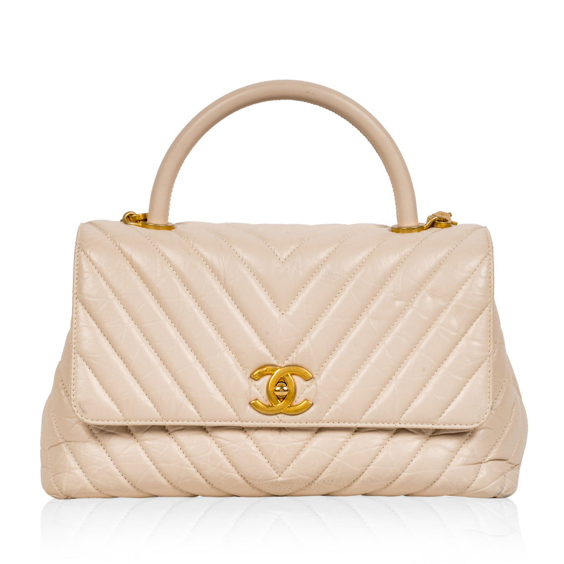 Chanel Coco Handle - Medium - Cream