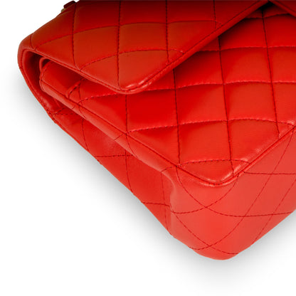 Chanel Classic Flap Lambskin Black Shoulder Bag Style 141
