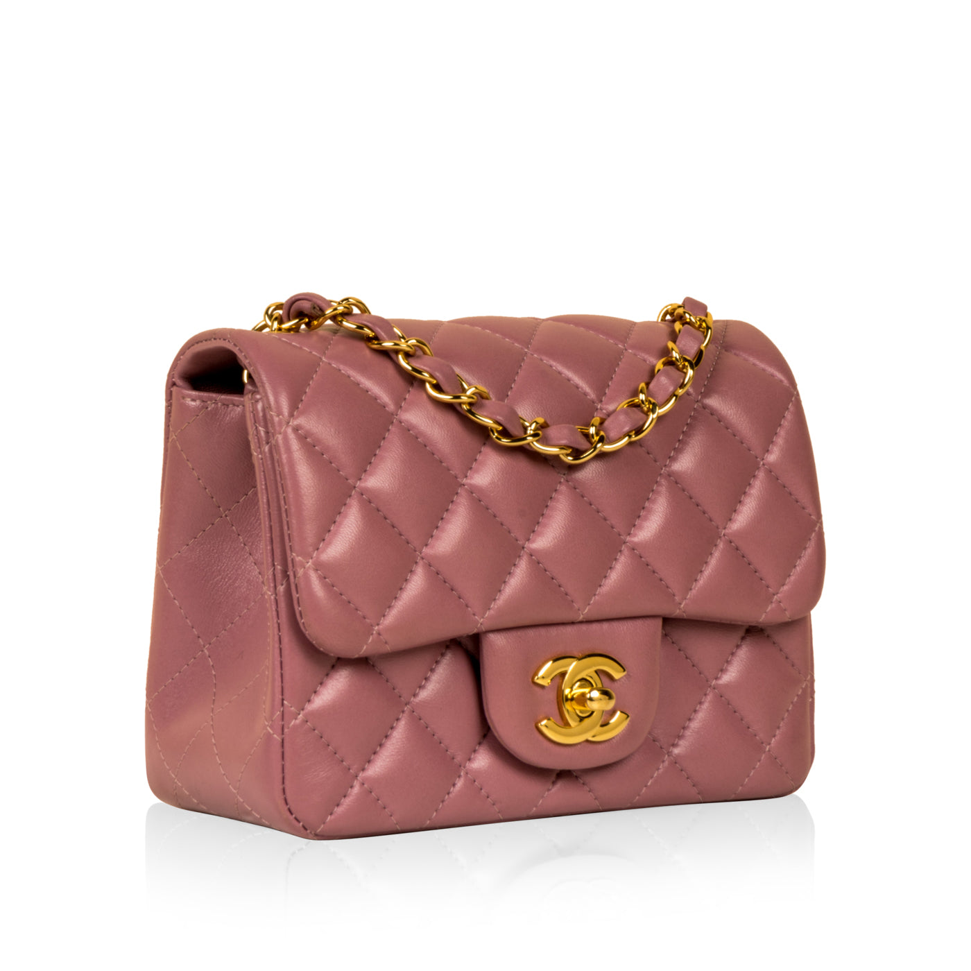 Chanel Classic Flap Lambskin Black Shoulder Bag Style 249