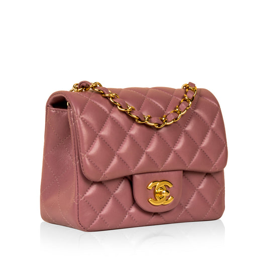 Chanel Classic Flap Lambskin Black Shoulder Bag Style 249