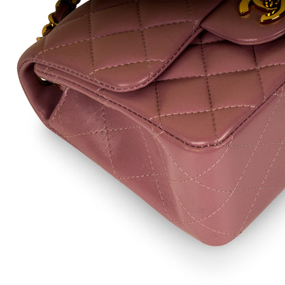 Chanel Classic Flap Lambskin Black Shoulder Bag Style 249