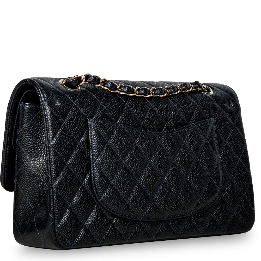 Chanel Classic Flap Caviar Black Shoulder Bag Style 89