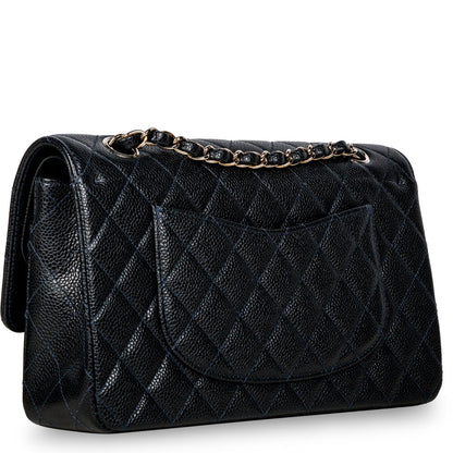 Chanel Classic Flap Caviar Black Shoulder Bag Style 89