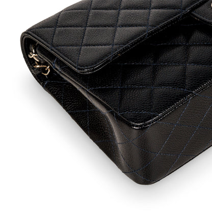 Chanel Classic Flap Caviar Black Shoulder Bag Style 89