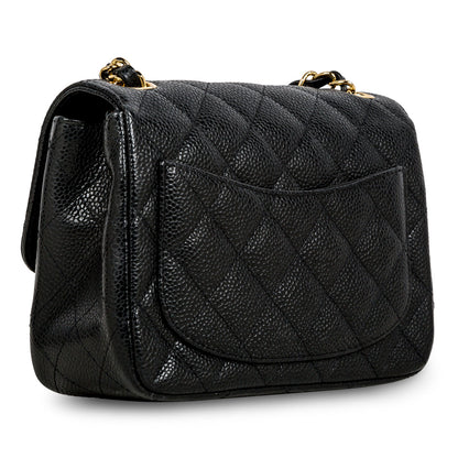 Chanel Classic Flap Caviar Black Shoulder Bag Style 109