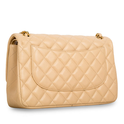 Chanel Classic Flap Lambskin Gold Shoulder Bag Style 16