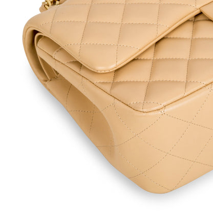 Chanel Classic Flap Lambskin Gold Shoulder Bag Style 16