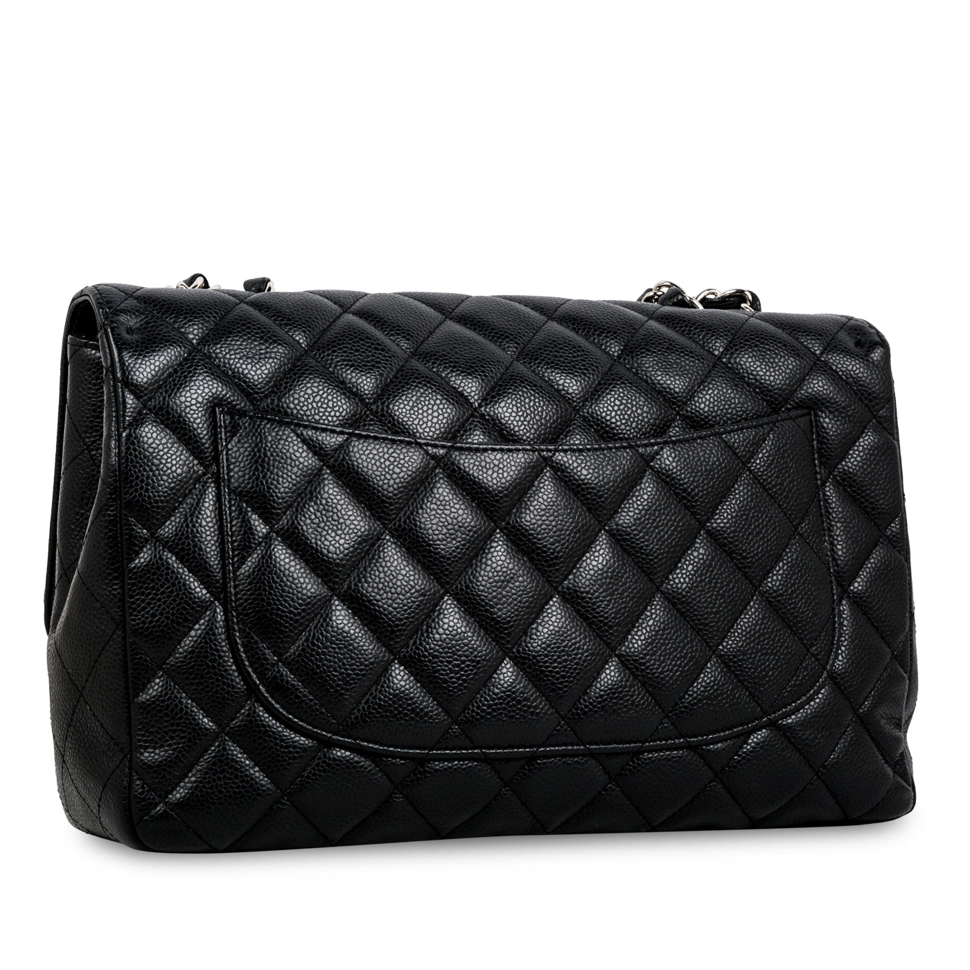 Chanel Classic Flap Caviar Black Shoulder Bag Style 49