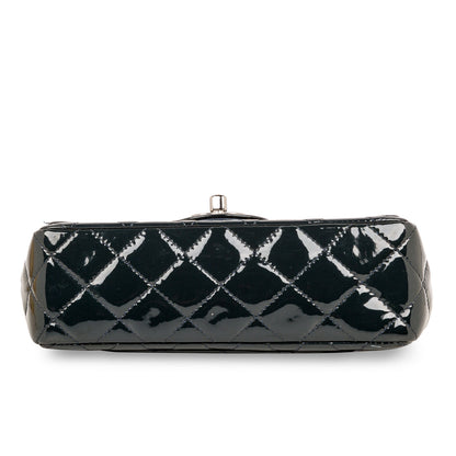 Chanel Classic Flap Patent Leather Black Shoulder Bag Style 8