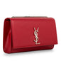 Saint Laurent Kate Leather Red Shoulder Bag Style 13