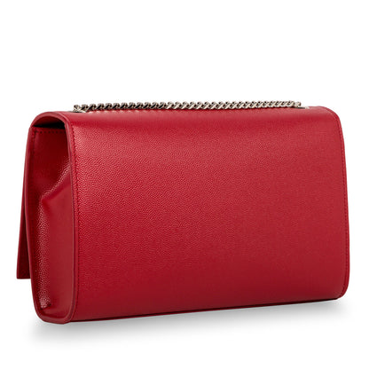 Saint Laurent Kate Leather Red Shoulder Bag Style 13