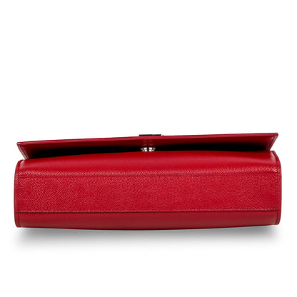 Saint Laurent Kate Leather Red Shoulder Bag Style 13