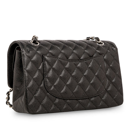 Chanel Classic Flap Caviar Black Shoulder Bag Style 86
