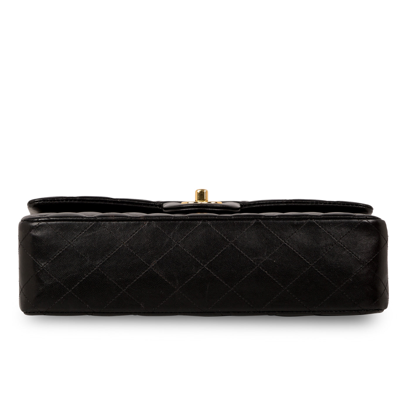 Chanel Classic Flap Lambskin Black Shoulder Bag Style 122