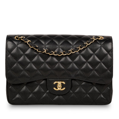 Chanel Classic Flap Lambskin Black Shoulder Bag Style 53
