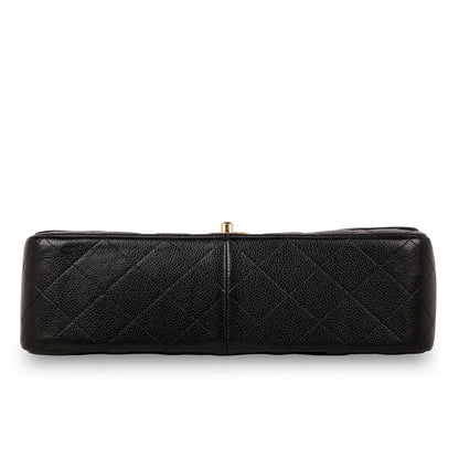 Chanel Classic Flap Lambskin Black Shoulder Bag Style 53