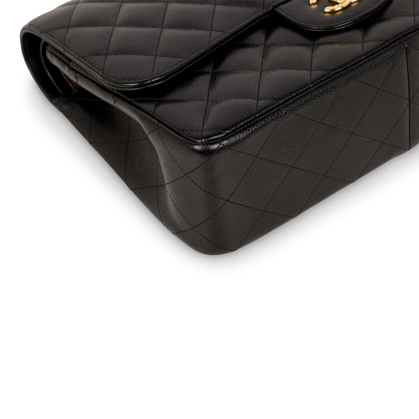 Chanel Classic Flap Lambskin Black Shoulder Bag Style 52