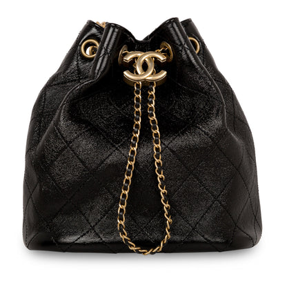 Chanel Glazed Lambskin Bucket Bag
