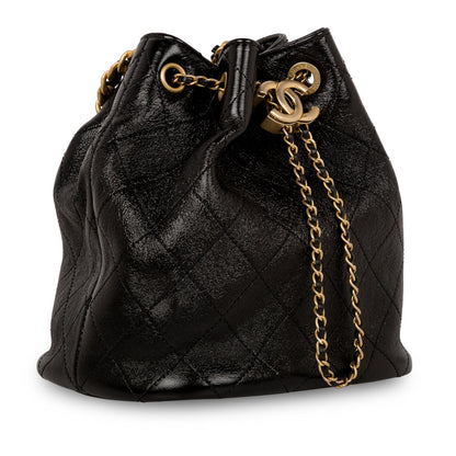Chanel Glazed Lambskin Bucket Bag
