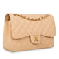 Chanel Classic Flap Caviar Gold Shoulder Bag Style 12