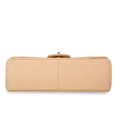 Chanel Classic Flap Caviar Gold Shoulder Bag Style 10
