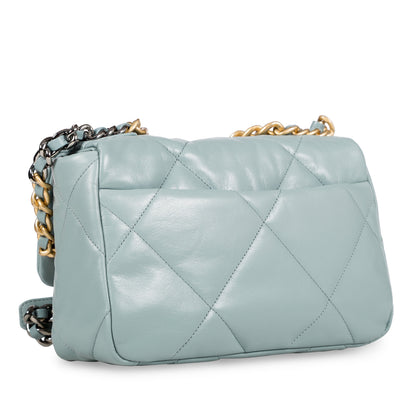 Chanel Chanel 19 Lambskin Gold Shoulder Bag Style 27