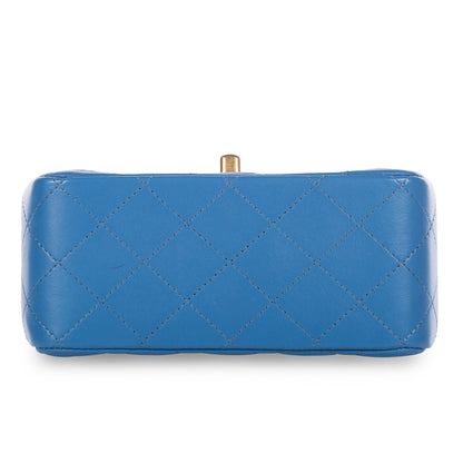 Chanel Classic Flap Lambskin Black Shoulder Bag Style 234
