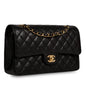 Chanel Classic Flap Caviar Black Shoulder Bag Style 85