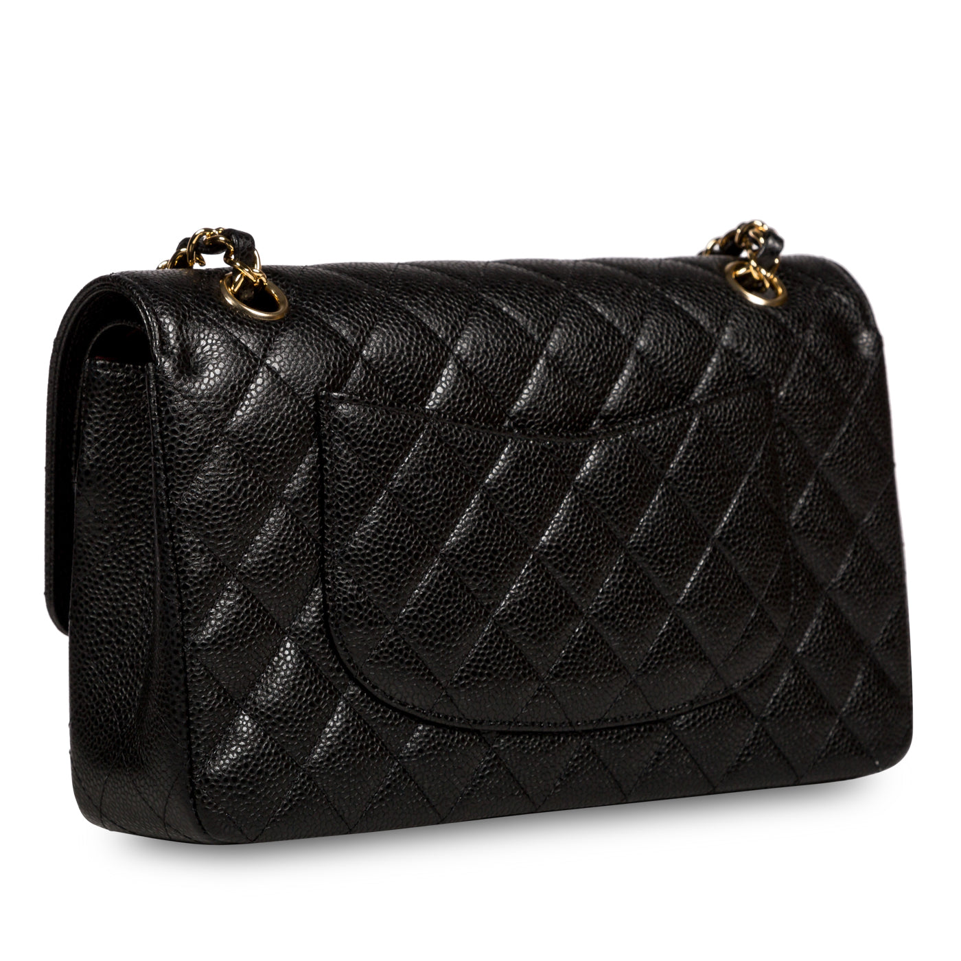 Chanel Classic Flap Caviar Black Shoulder Bag Style 85