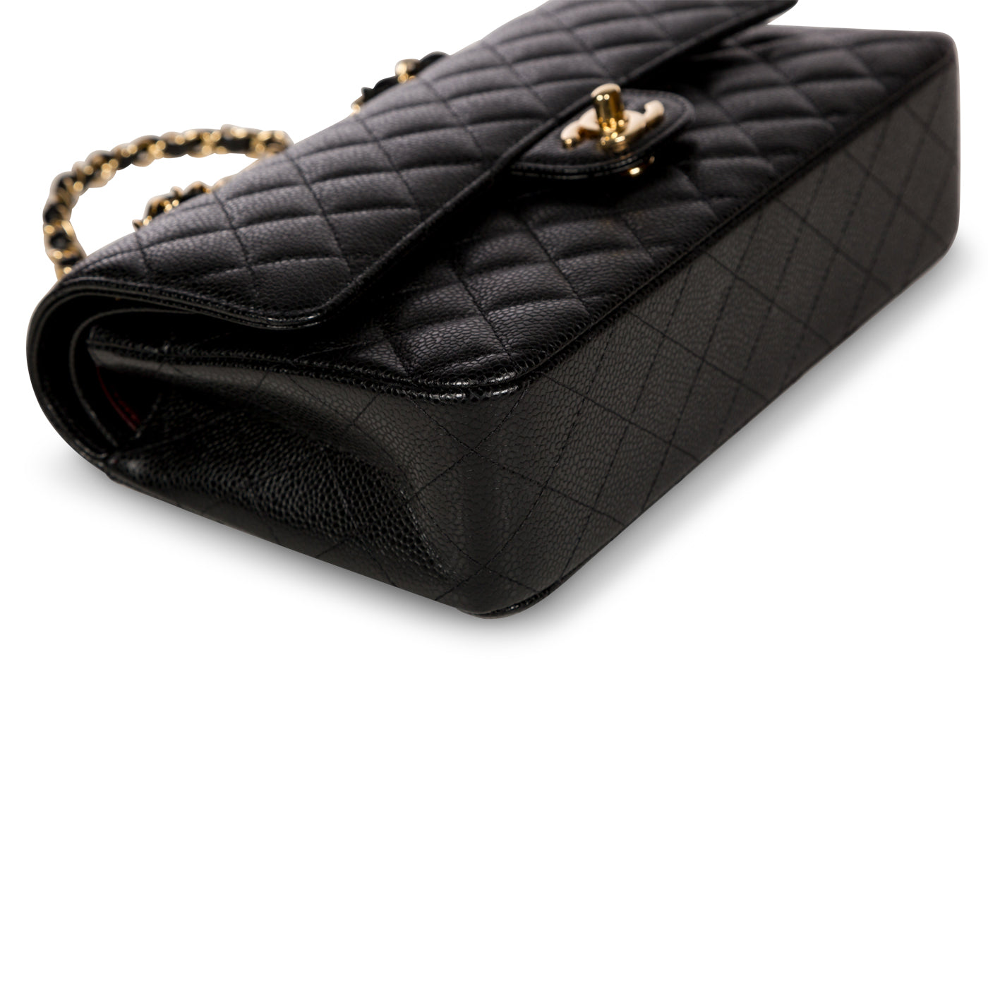 Chanel Classic Flap Caviar Black Shoulder Bag Style 85