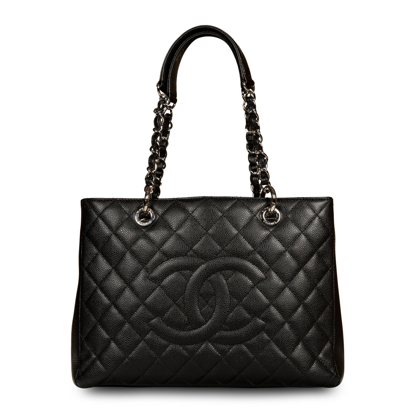 Chanel Timeless Caviar Black Tote Bag Style 30