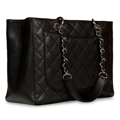 Chanel Timeless Caviar Black Tote Bag Style 30