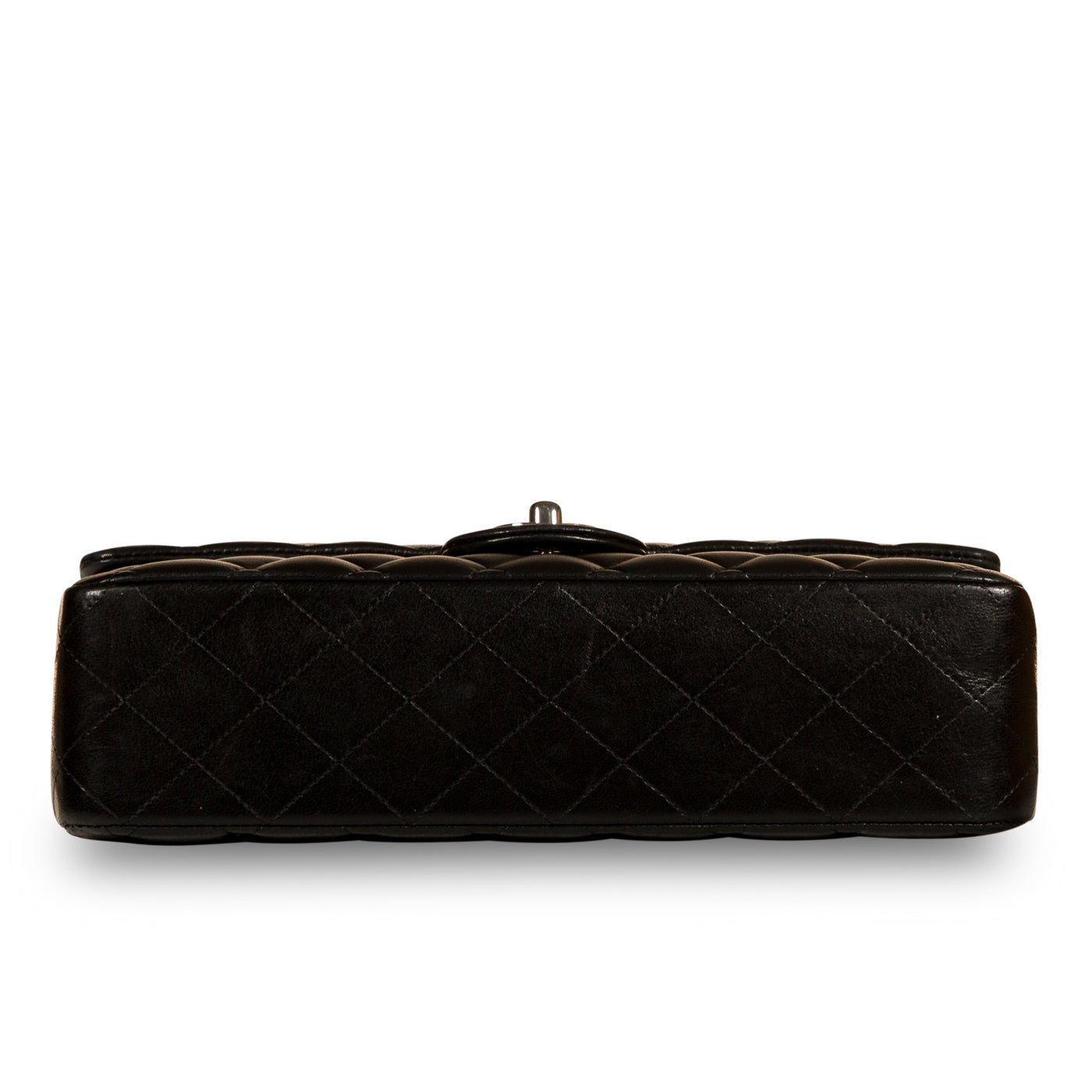 Chanel Classic Flap Lambskin Black Shoulder Bag Style 121