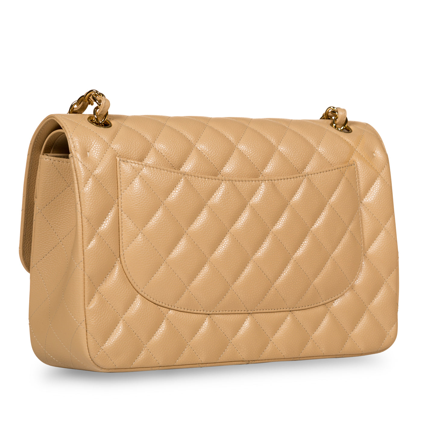 Chanel Classic Flap Caviar Gold Shoulder Bag Style 11