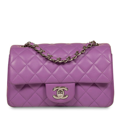 Chanel Classic Flap Lambskin Black Shoulder Bag Style 191