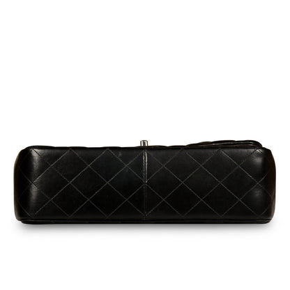 Chanel Classic Flap Lambskin Black Shoulder Bag Style 73