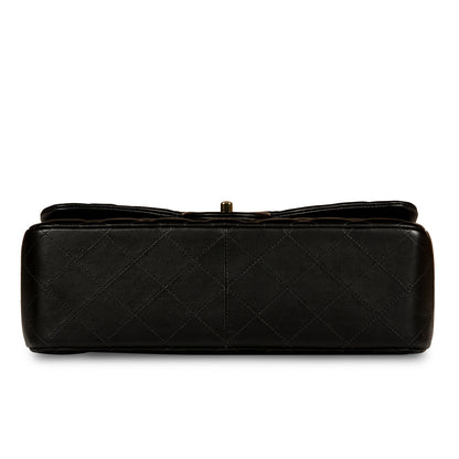 Chanel Classic Flap Lambskin Black Shoulder Bag Style 51