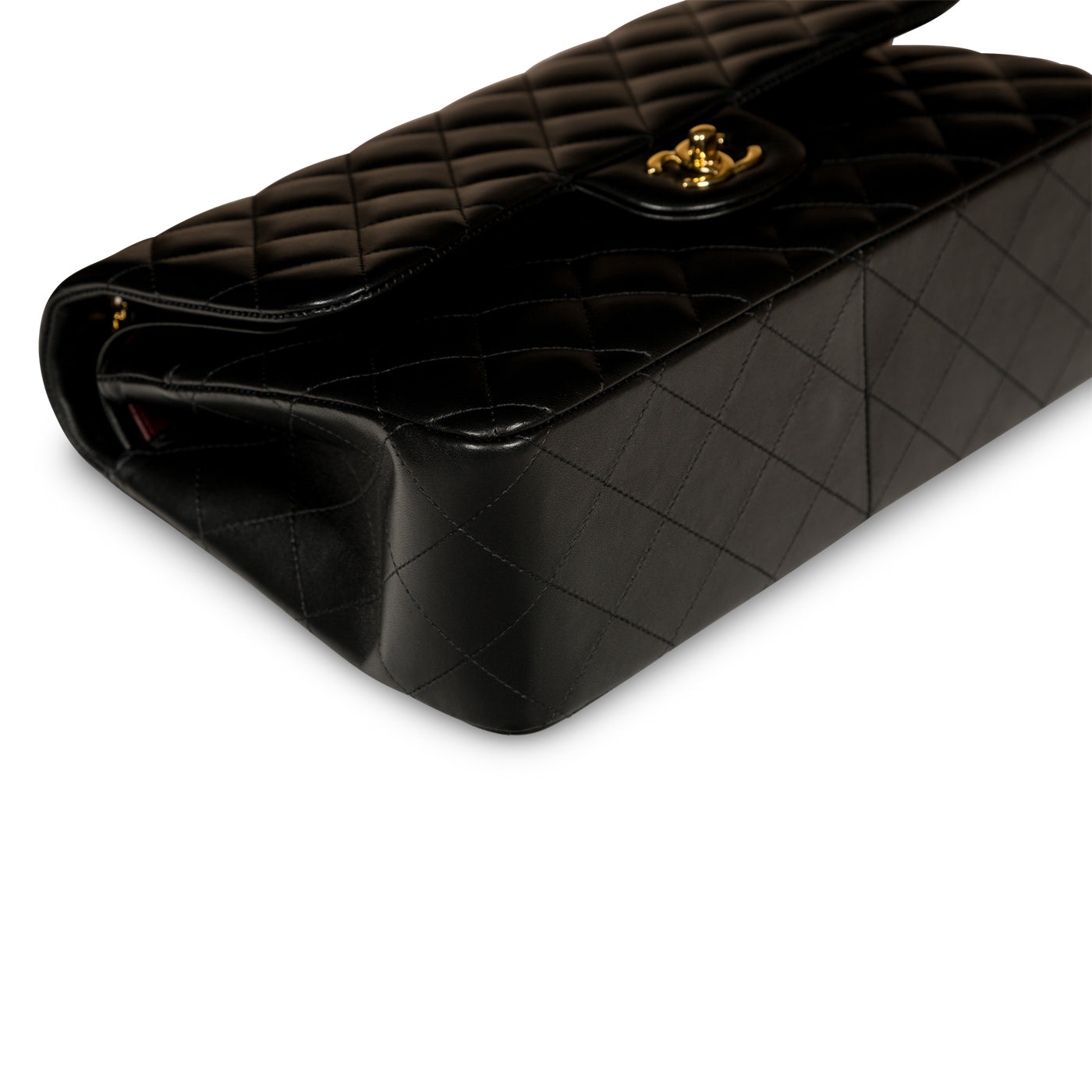 Chanel Classic Flap Lambskin Black Shoulder Bag Style 51