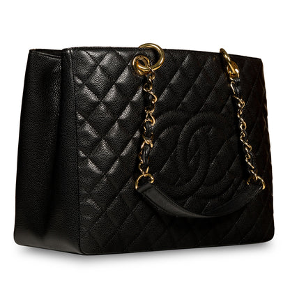 Chanel Timeless Caviar Black Tote Bag Style 4
