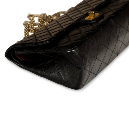 Chanel Classic Flap Calfskin Black Shoulder Bag Style 13