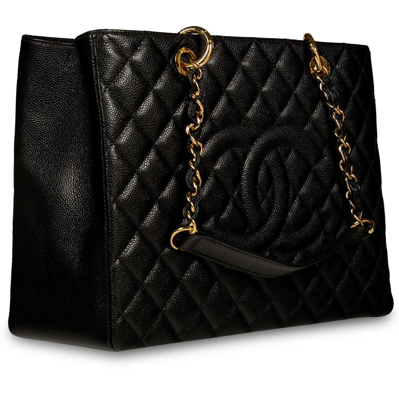 Chanel Timeless Caviar Black Tote Bag Style 27