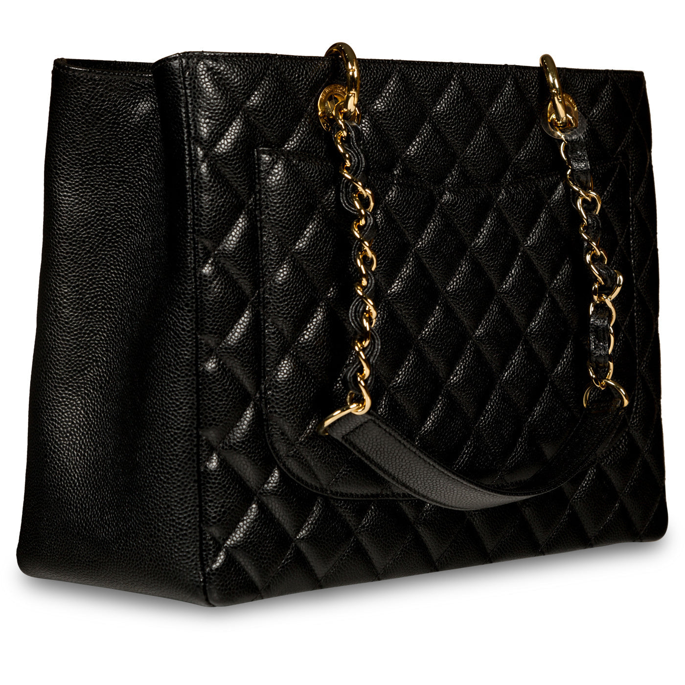 Chanel Timeless Caviar Black Tote Bag Style 27