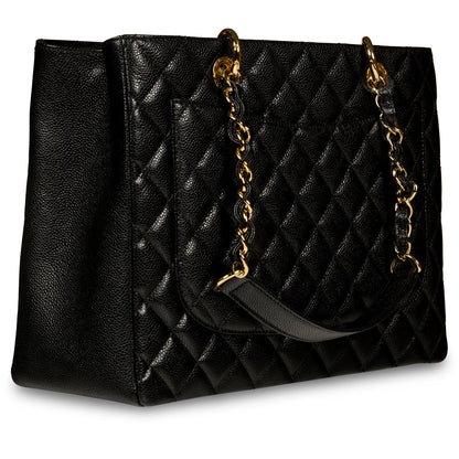 Chanel Timeless Caviar Black Tote Bag Style 27
